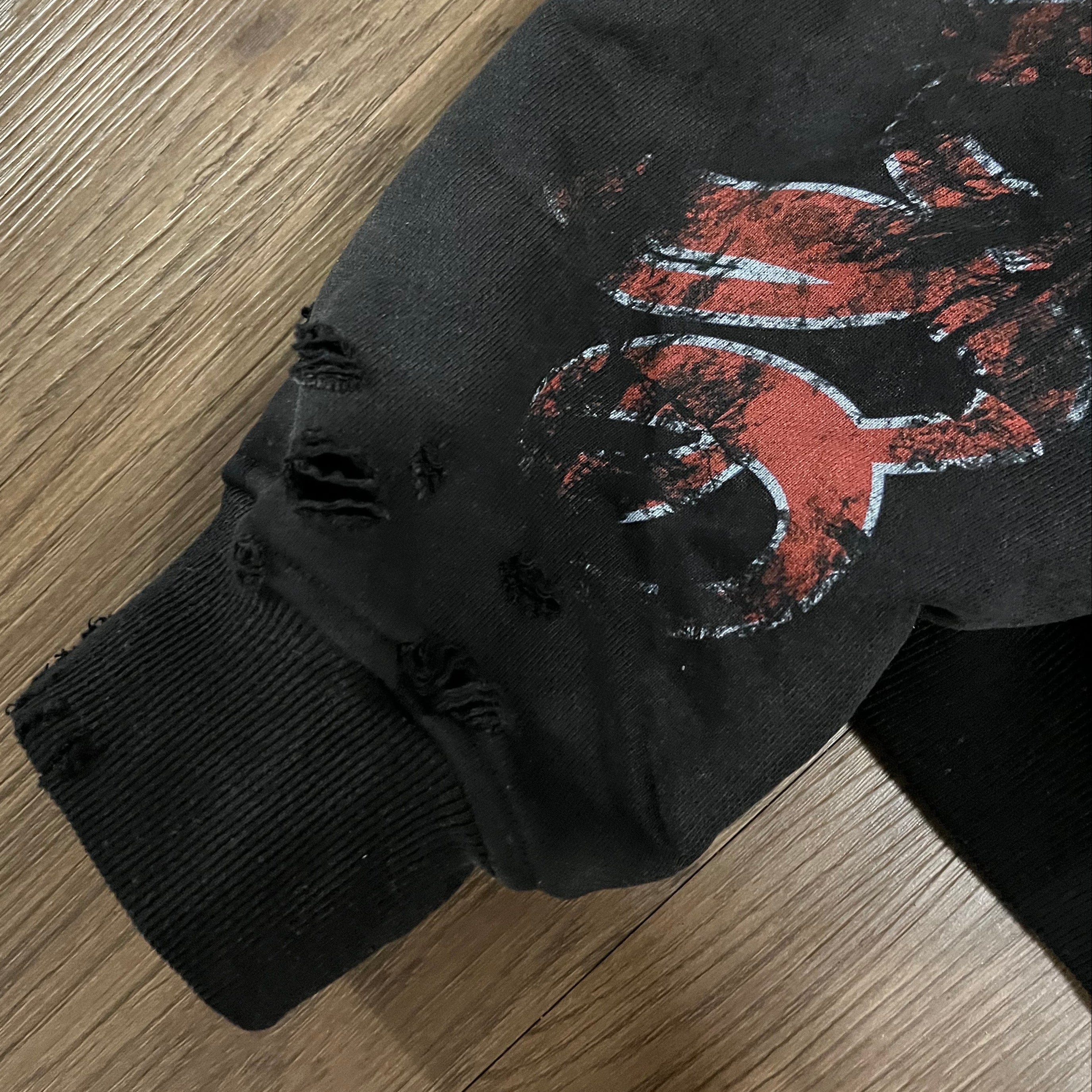 HUMBLE “7” Distressed Zip Jacket